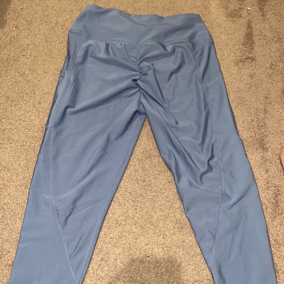 Blue-grayish workout leggings - Picture 1 of 2